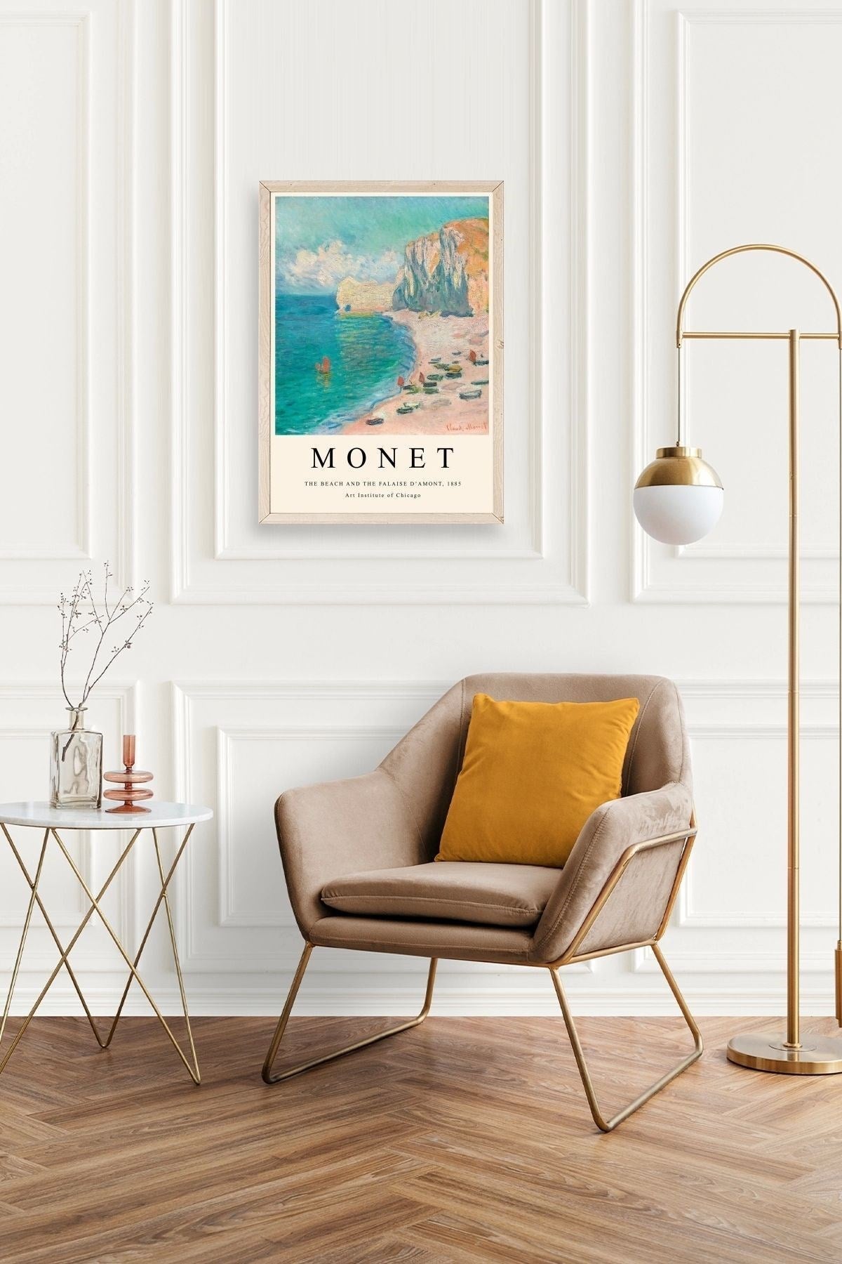 Monet Ahşap Çerçeveli Tablo 50 x 70