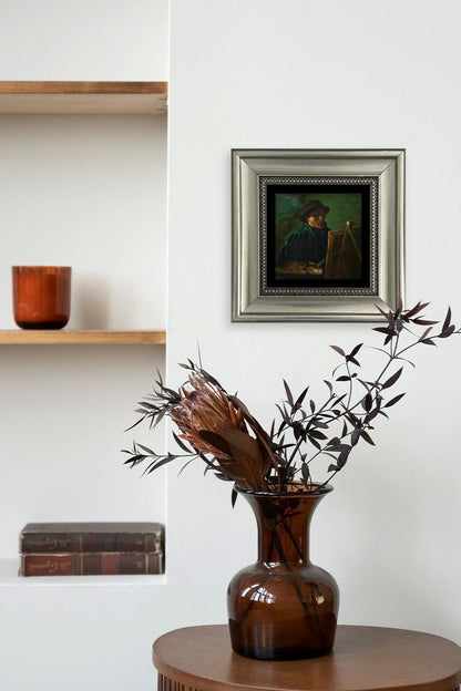 Van Gogh Çerçeveli Taş Tablo 20 cm