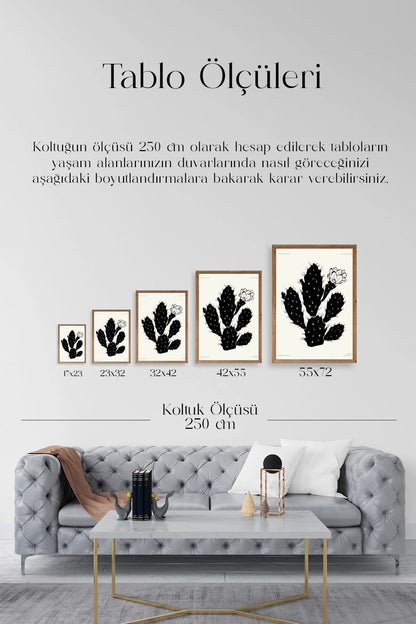 Çiçek Ahşap Çerçeveli Tablo 23 x 30