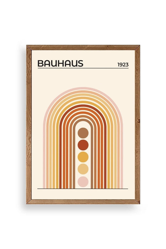 Bauhaus Ahşap Çerçeveli Tablo 30 x 42
