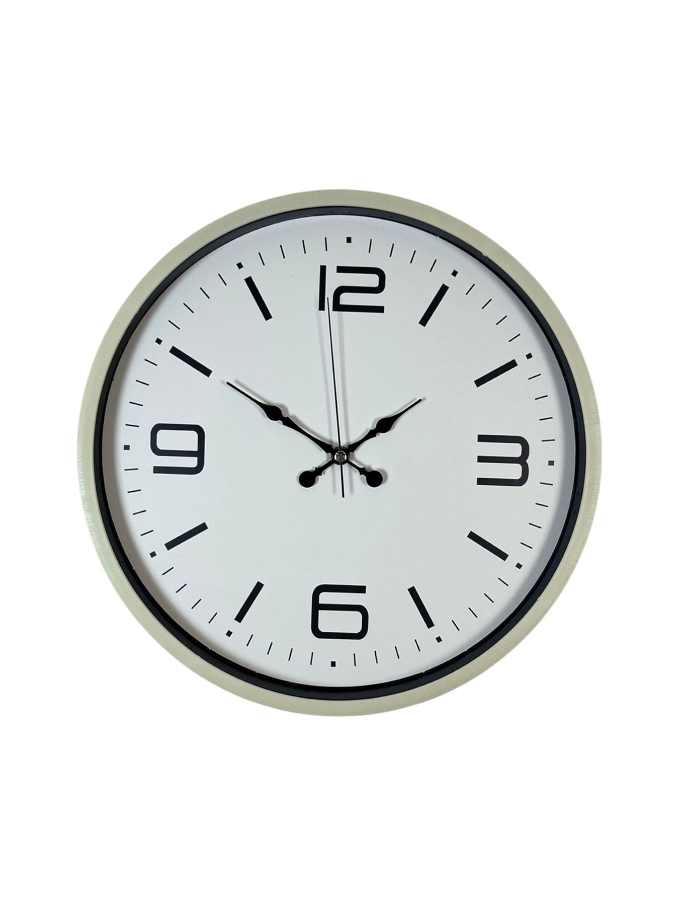 Zentime 36 Cm Krem Dekoratif Duvar Saati