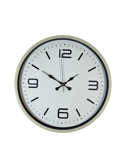 Zentime 36 Cm Krem Dekoratif Duvar Saati