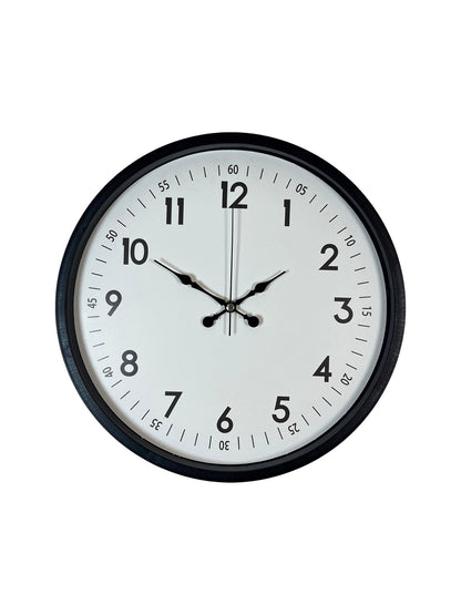 Zentime 36 Cm Siyah Dekoratif Duvar Saati