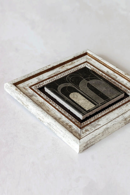 Çerçeveli Taş Tablo , Çerçeveli Taş Duvar Dekoru-enkcrcvtbl-00184 20 cm