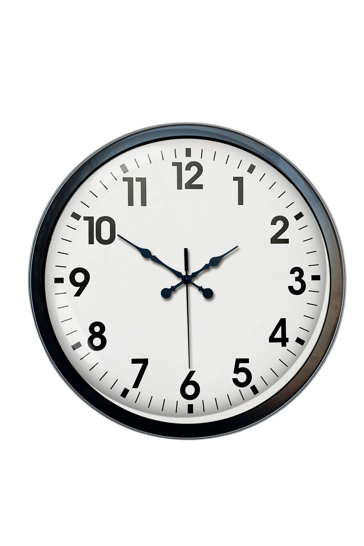 Zentime 40 Cm Siyah Şık Duvar Saati