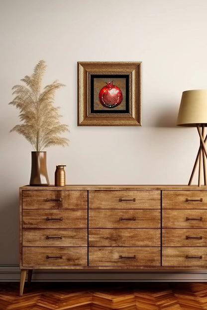 Bereket Duası Çerçeveli Taş Tablo 20 cm