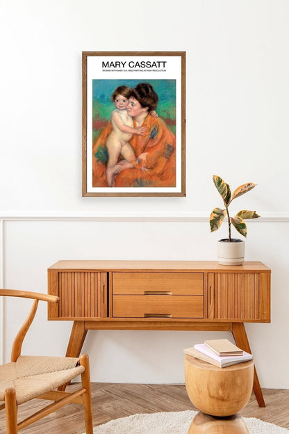 Mary Cassatt Ahşap Çerçeveli Tablo 50 x 70