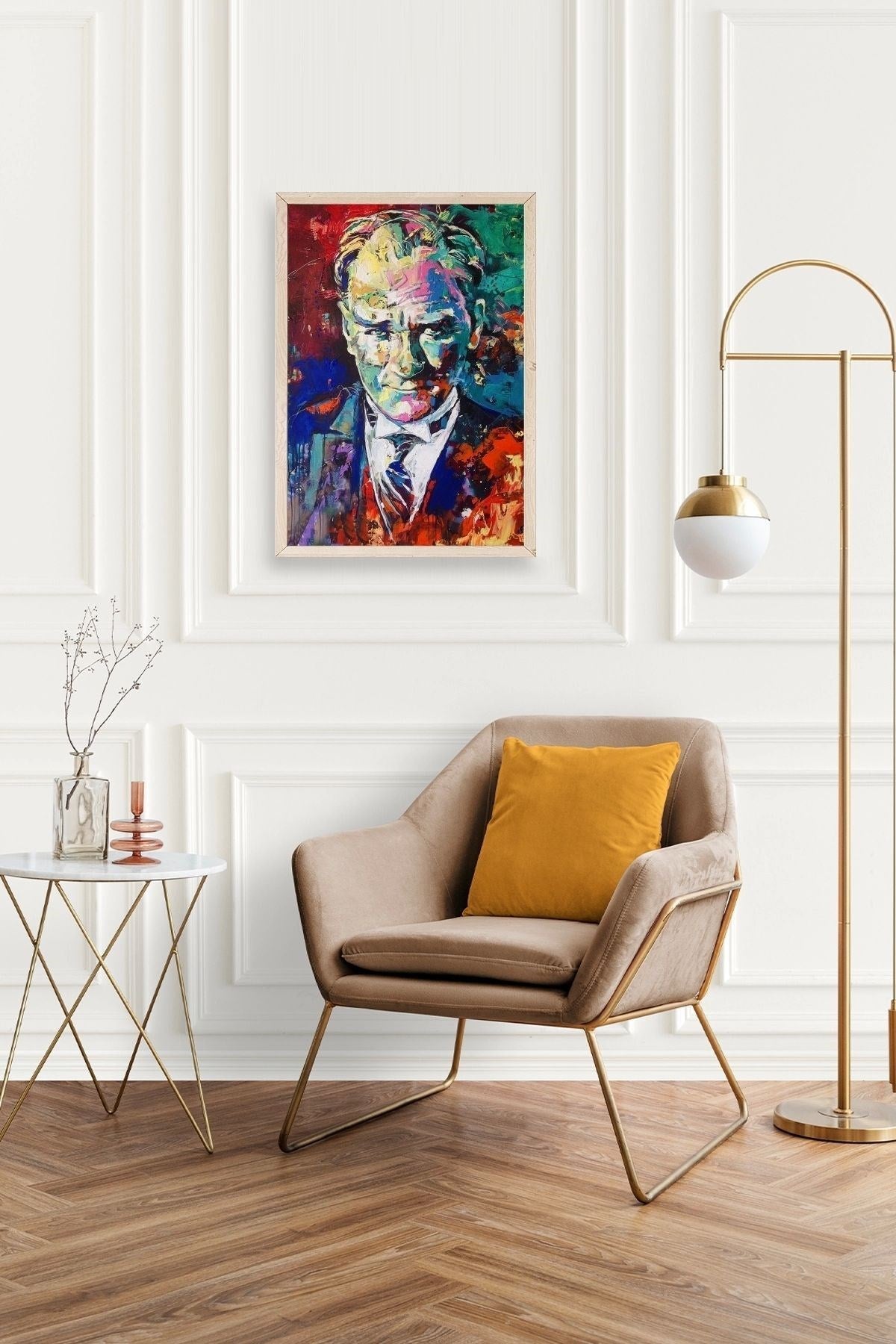 Atatürk Ahşap Çerçeveli Tablo 17 x 23