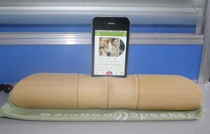 BUFFER® 6 x 1 cm Girişli Kılıflı Bambu Ağacı Akustik Ses Yükseltici Aparat