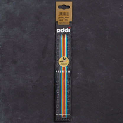 Addi Colibri 3mm 20cm Renkli Çorap Şişi - 204-7