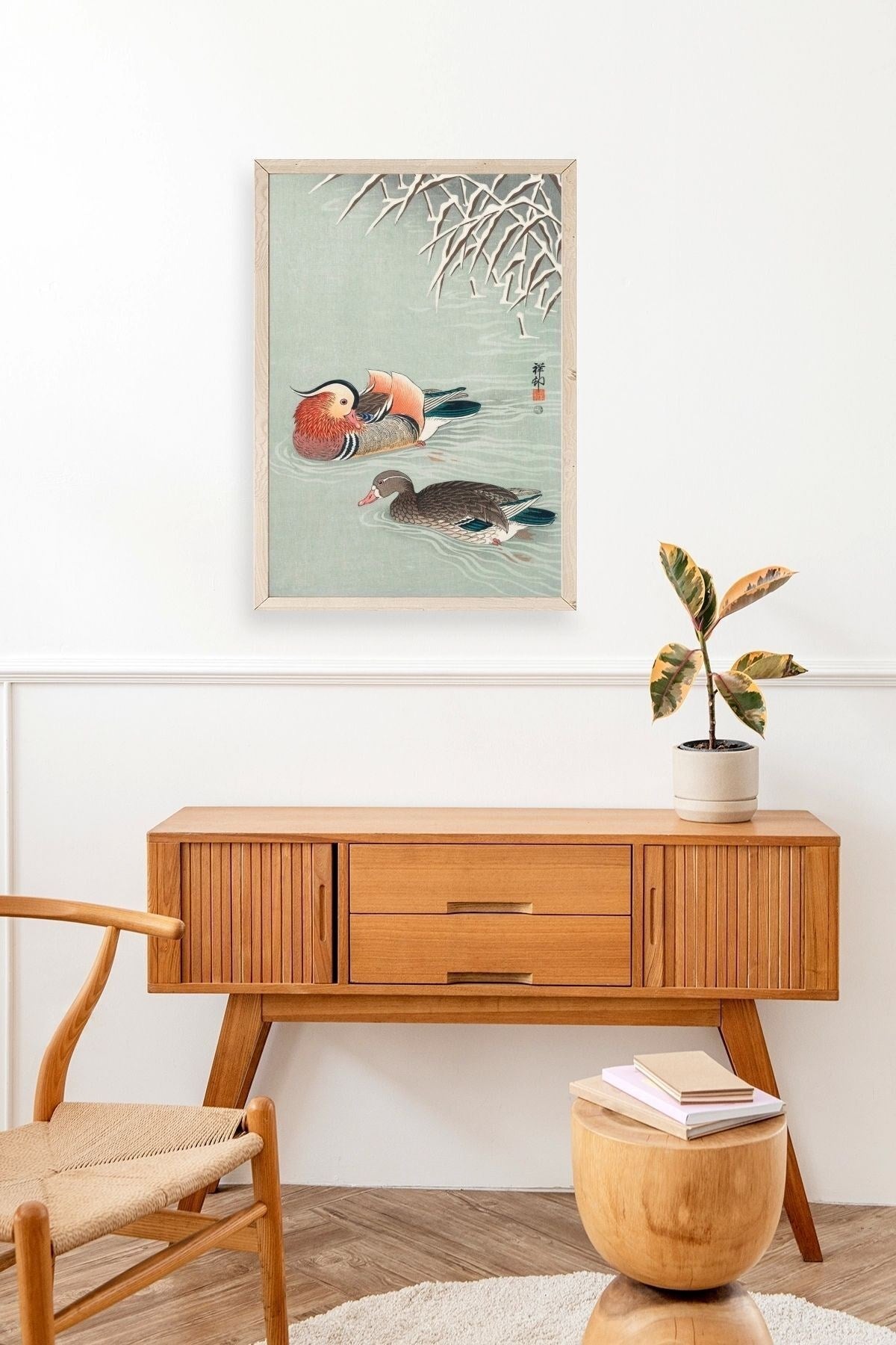 Shonson Ohara Ahşap Çerçeveli Tablo 17 x 23