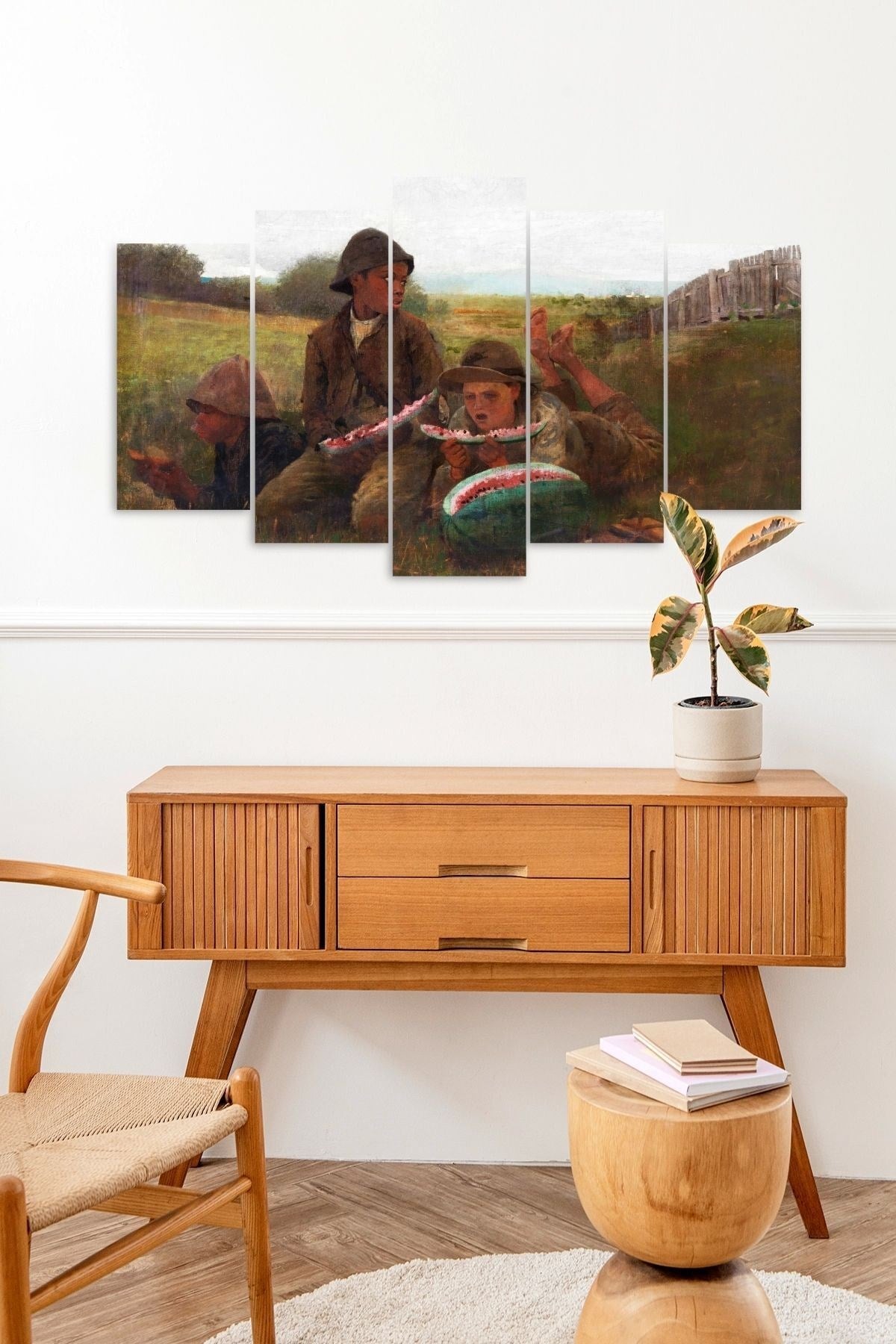 Manzara 5 Parçalı Mdf Tablo 60 x 100