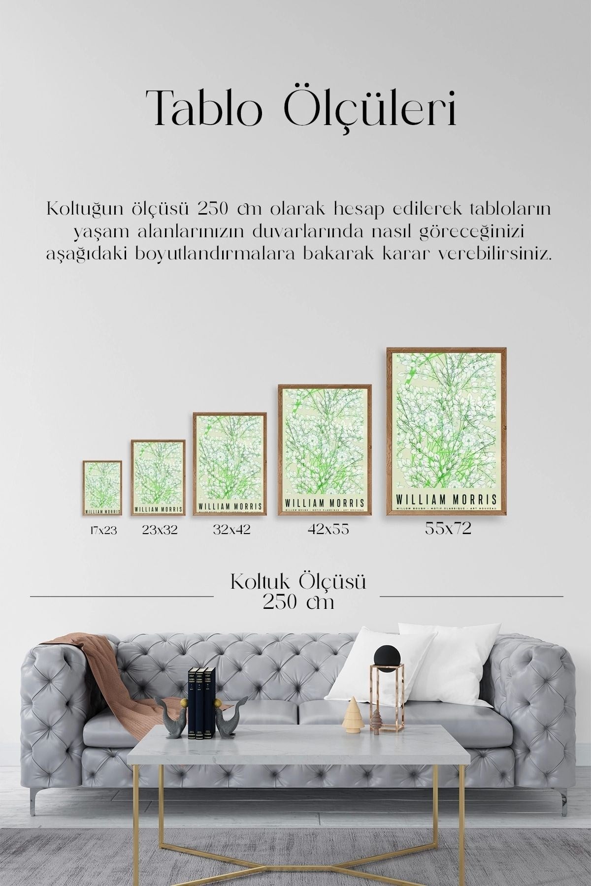 Çiçekler Ahşap Çerçeveli Tablo 23 x 30