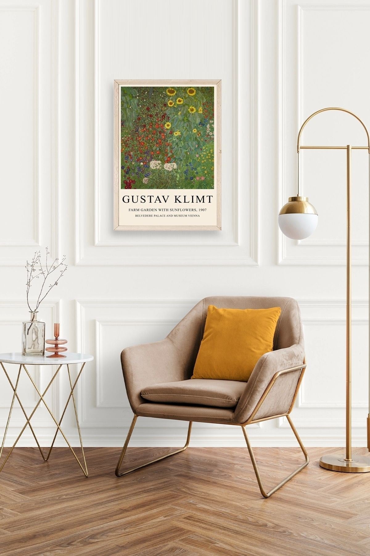 Gustav Klimt Ahşap Çerçeveli Tablo 23 x 30