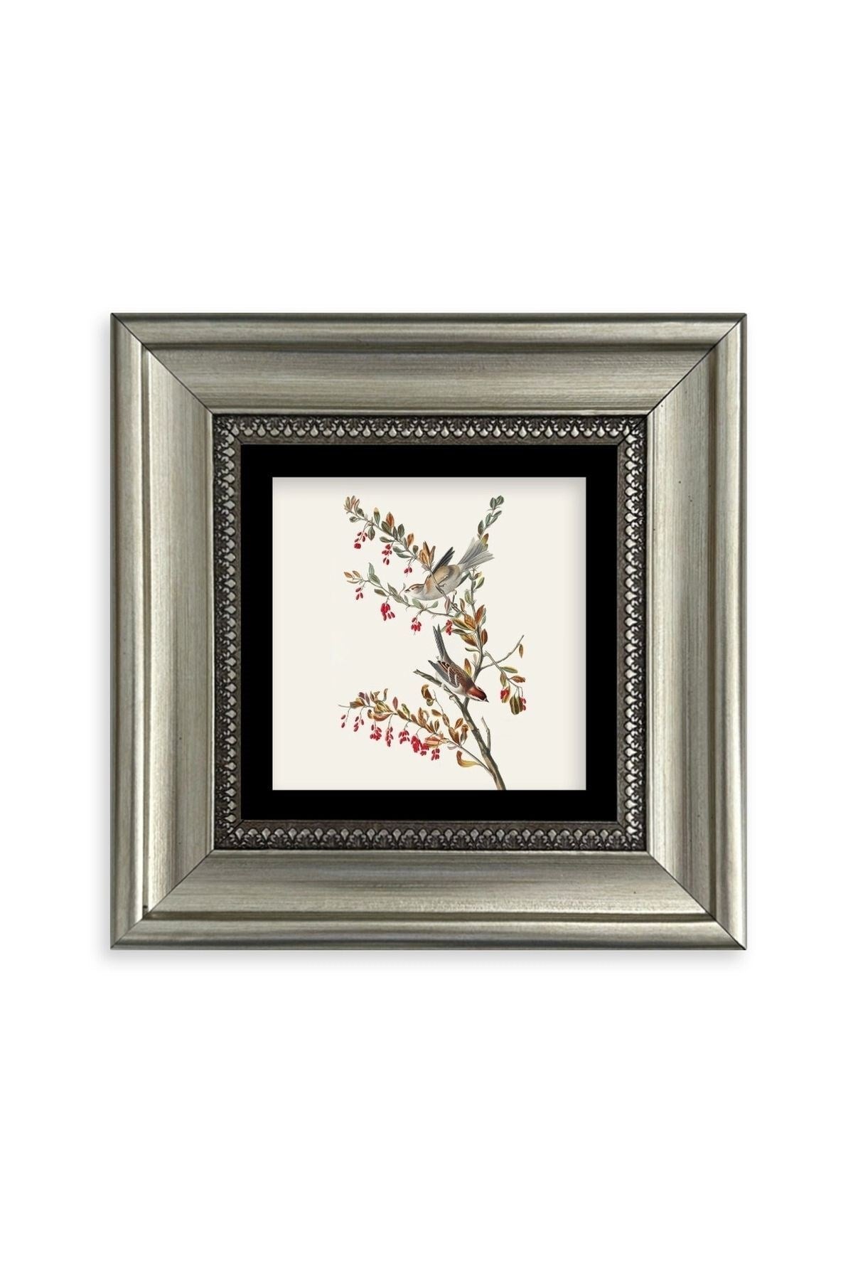 Dal Çerçeveli Taş Tablo 20 cm