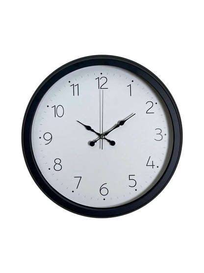 Zentime Pure Time Black 40 Cm Metal Duvar Saati