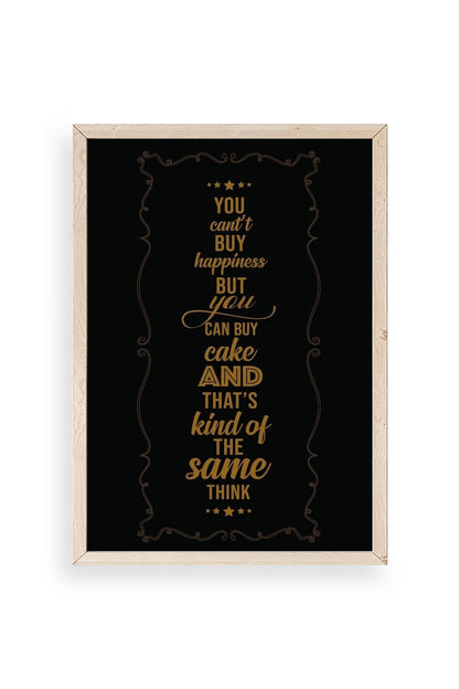 Modern Ahşap Çerçeveli Tablo 50 x 70