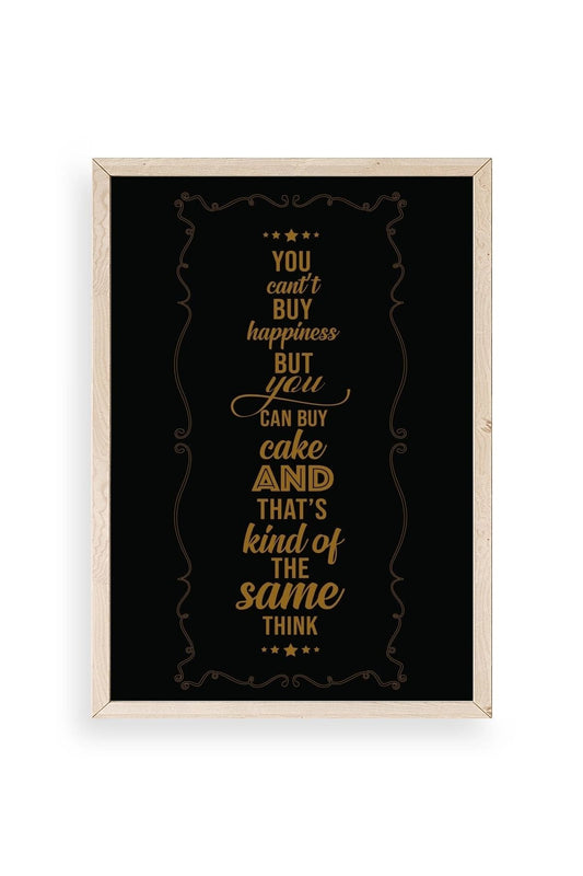 Modern Ahşap Çerçeveli Tablo 50 x 70