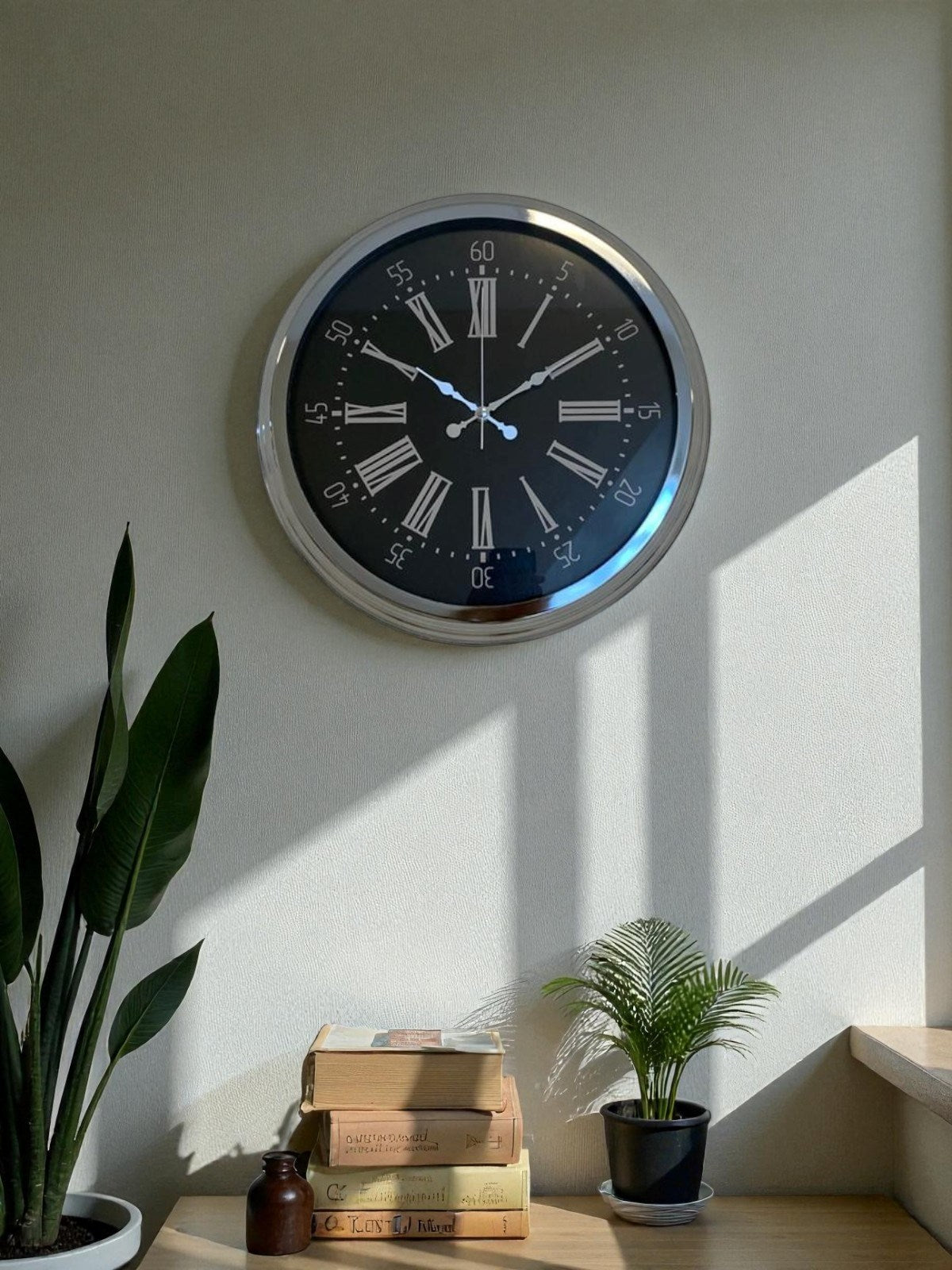 Zentime 40 Cm Krom Elegance Duvar Saati