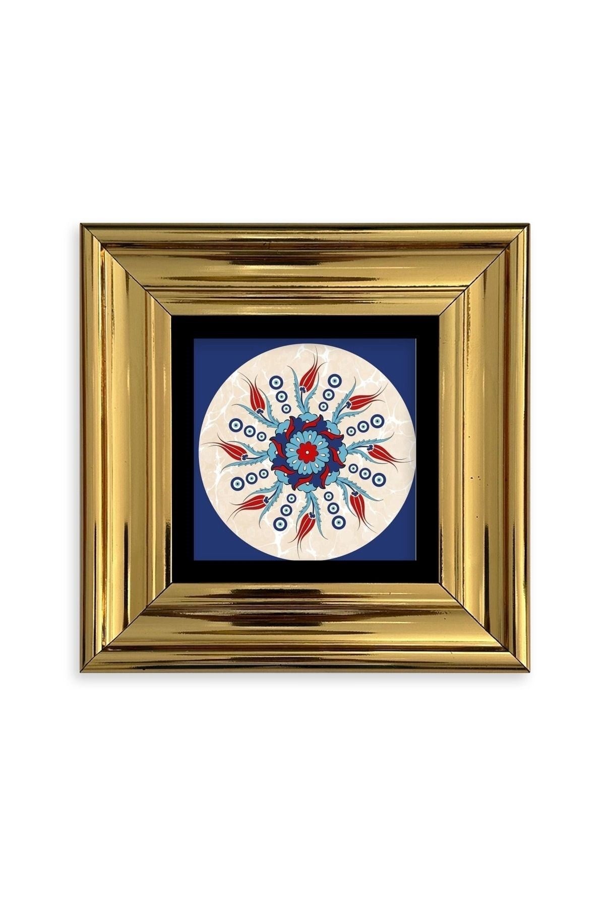 Selçuklu Motif Çerçeveli Taş Tablo 20 cm