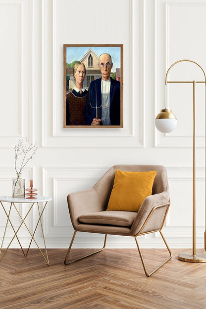 Lotus Water Lily Ahşap Çerçeveli Tablo 23 x 30