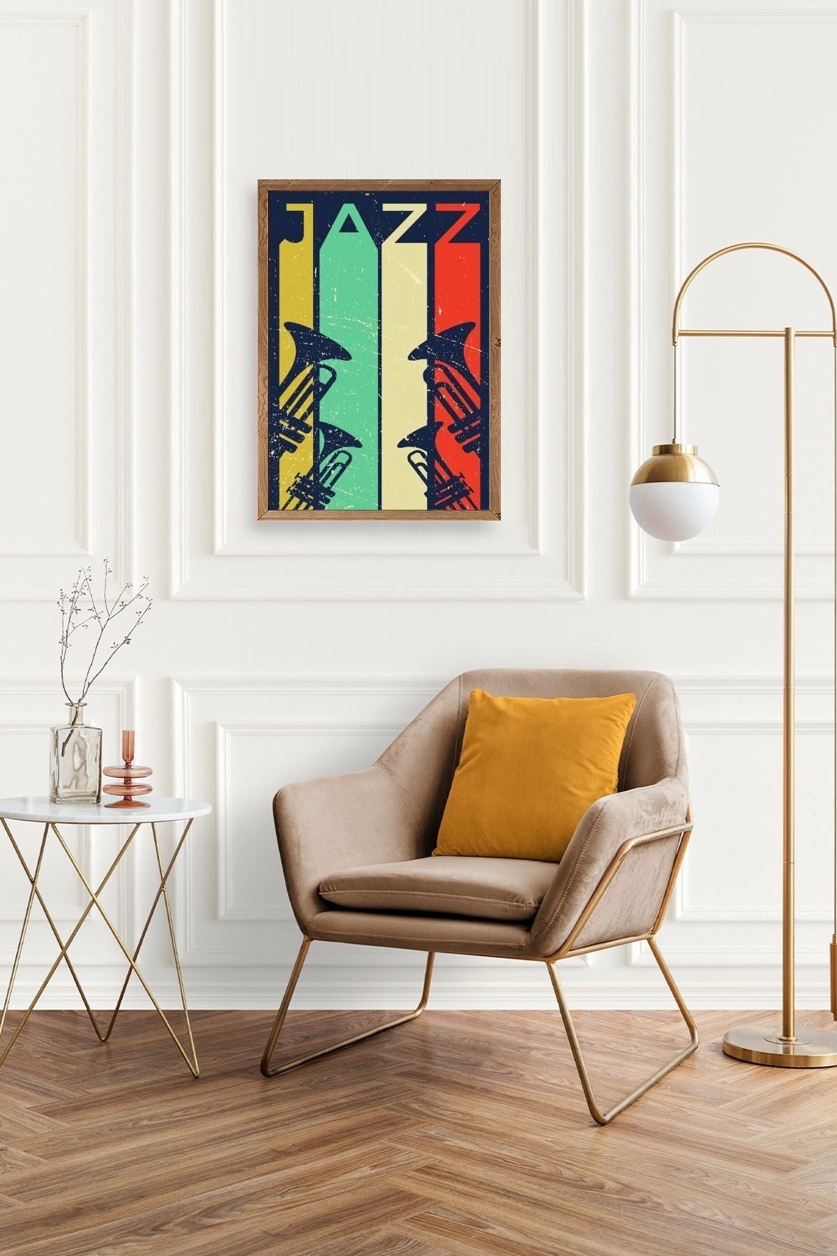 Jazz Ahşap Çerçeveli Tablo 50 x 70