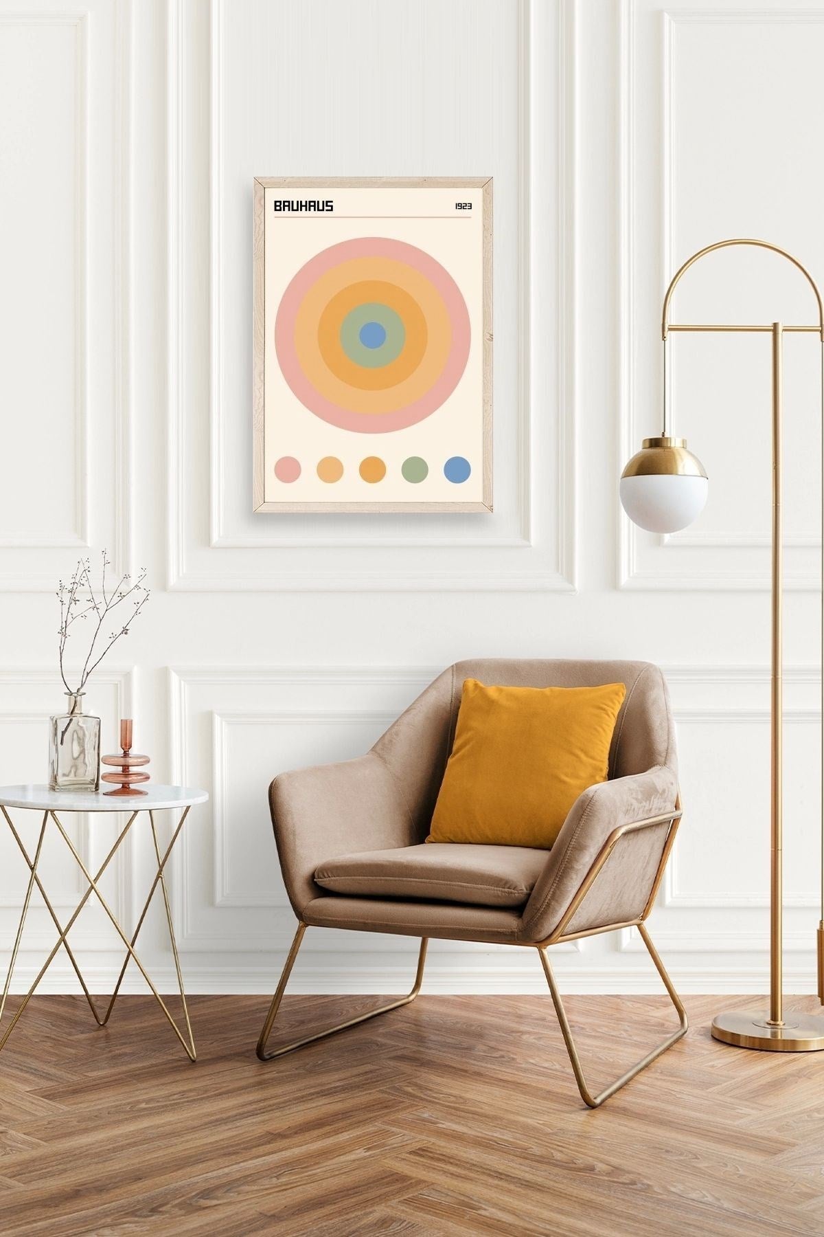 Bauhaus Ahşap Çerçeveli Tablo 17 x 23