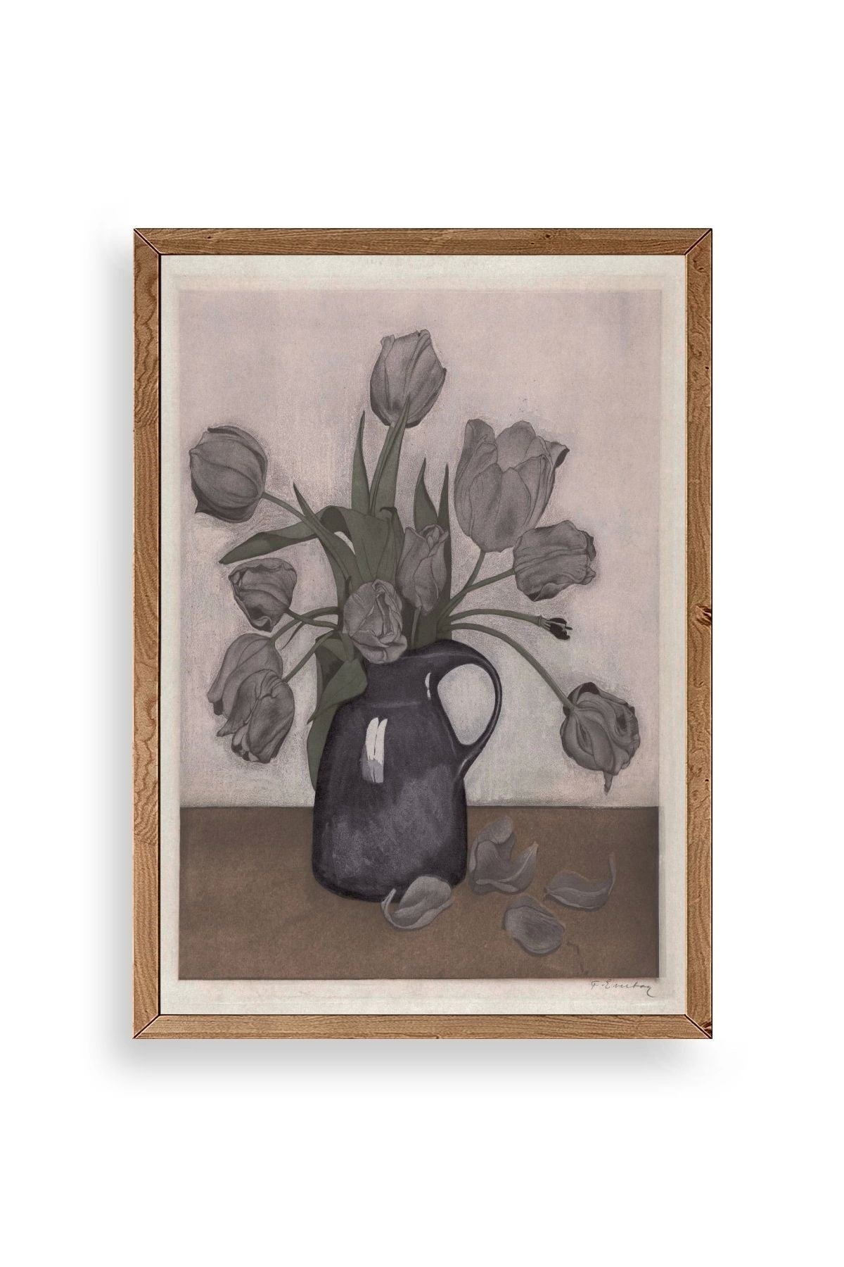 Everbag Ahşap Çerçeveli Tablo 23 x 30