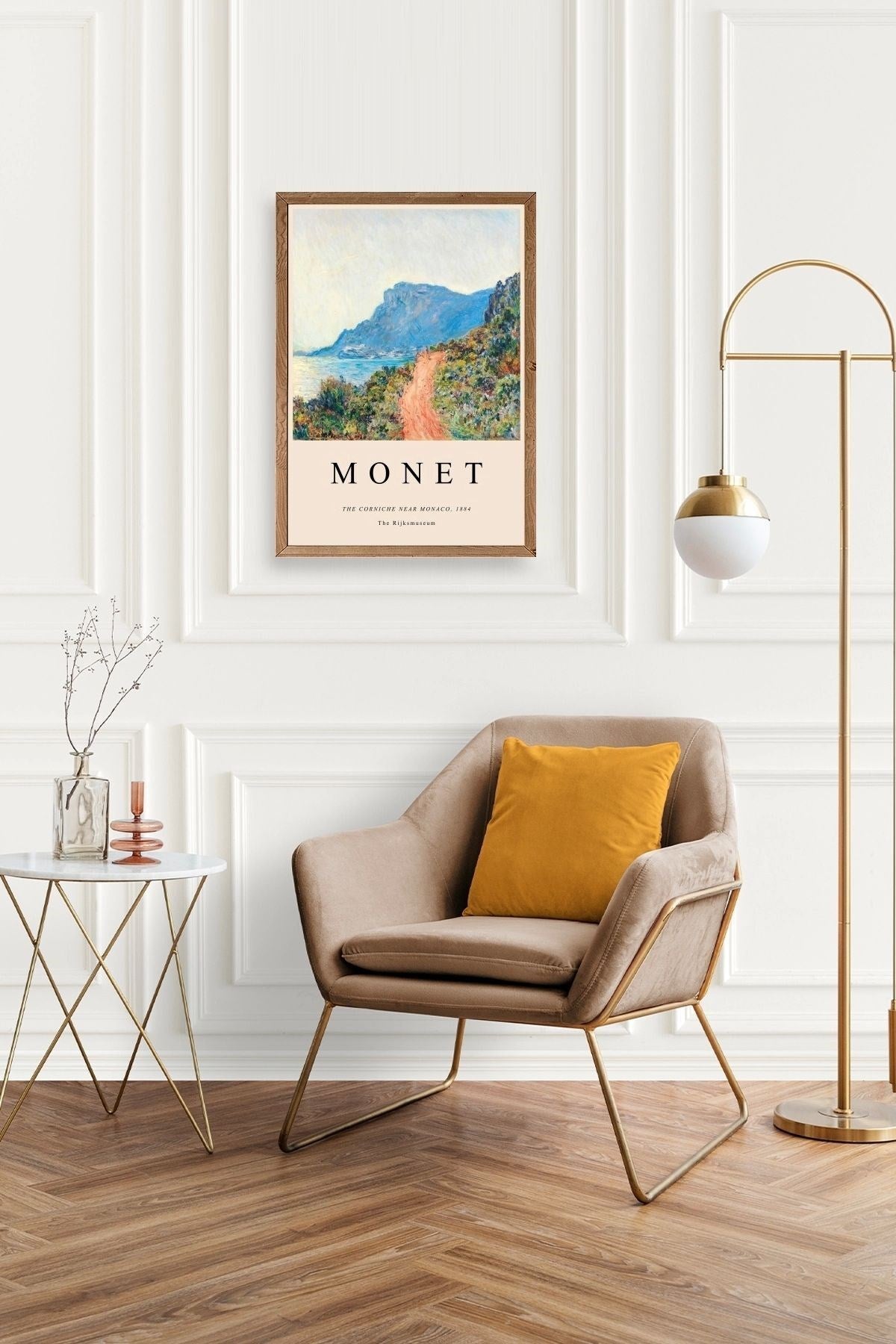 Monet Ahşap Çerçeveli Tablo 50 x 70