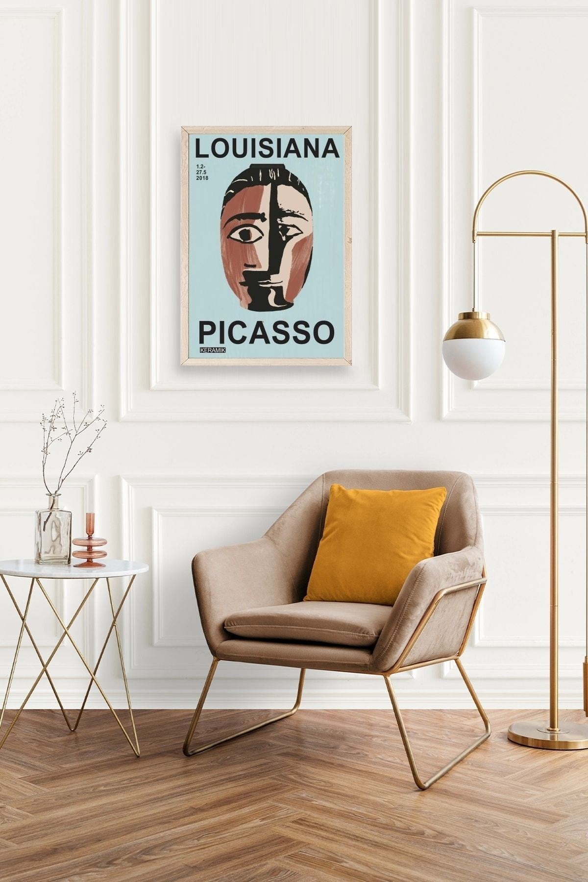 Picasso Ahşap Çerçeveli Tablo 30 x 42