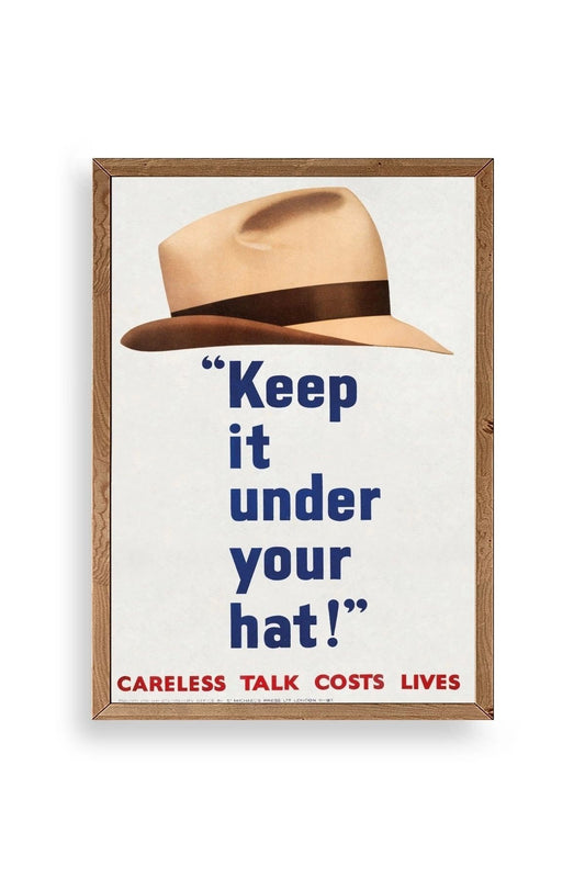 Motto Ahşap Çerçeveli Tablo 30 x 42