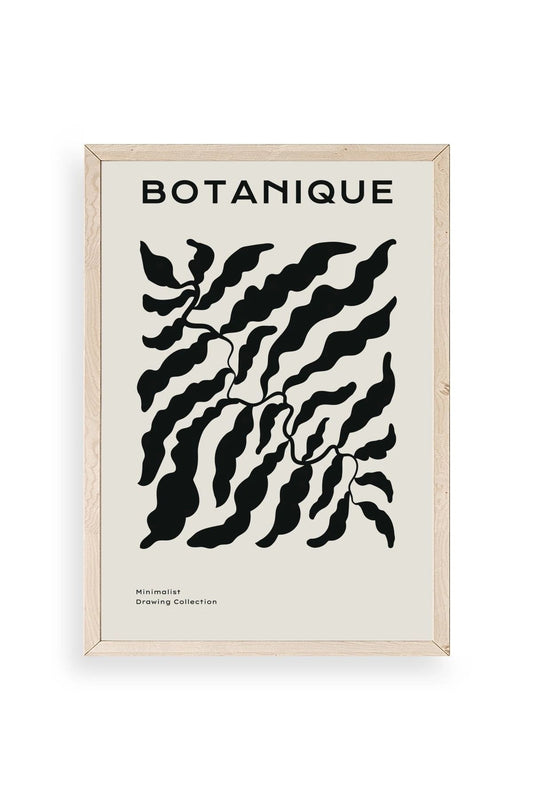 Soyut Ahşap Çerçeveli Tablo 23 x 30