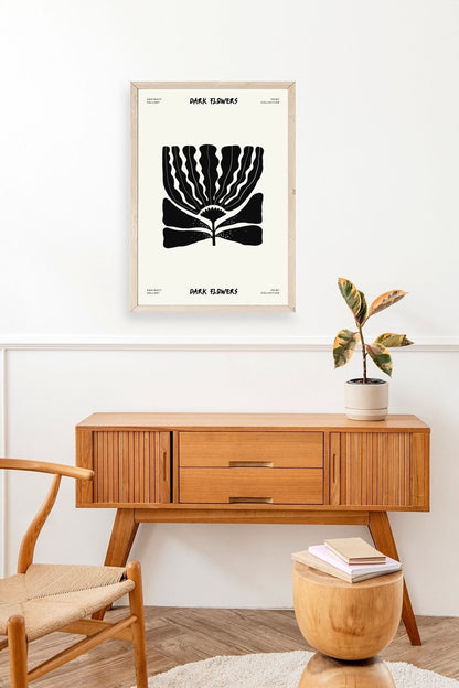 Çiçek Ahşap Çerçeveli Tablo 23 x 30