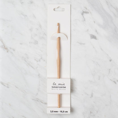 La Mia Whitewood 3.5 mm 15.5 cm Ahşap Yün Tığ