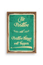 Motto Ahşap Çerçeveli Tablo 17 x 23