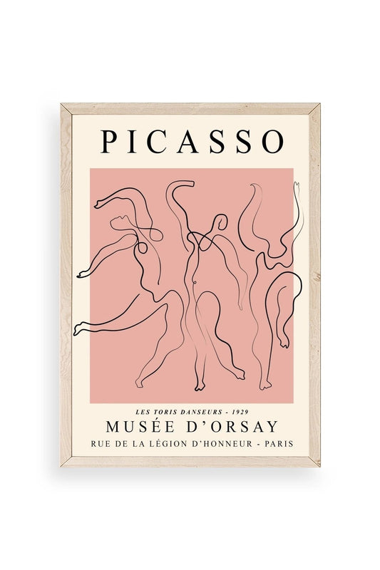 Picasso Ahşap Çerçeveli Tablo 17 x 23