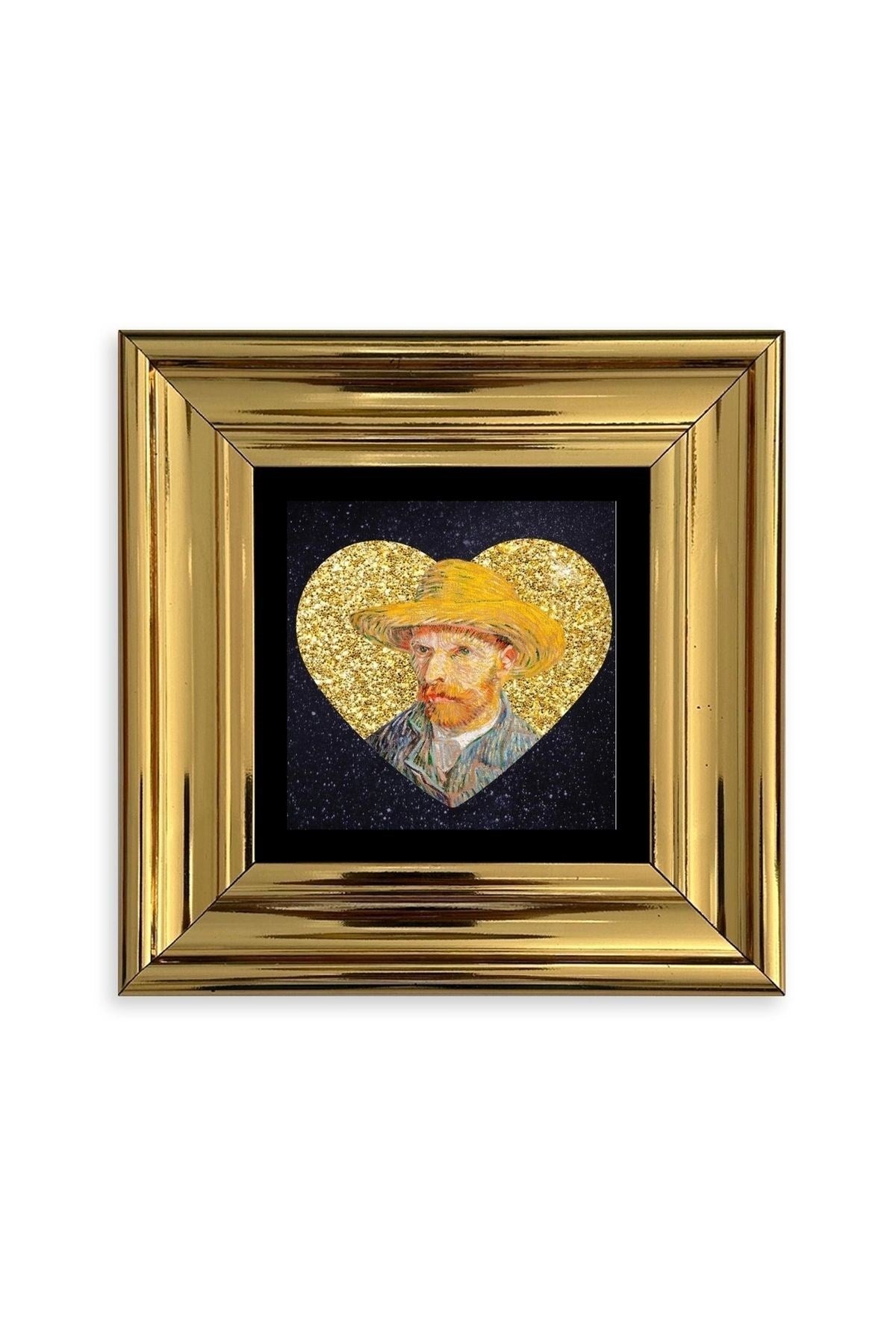 Van Gogh Çerçeveli Taş Tablo 20 cm