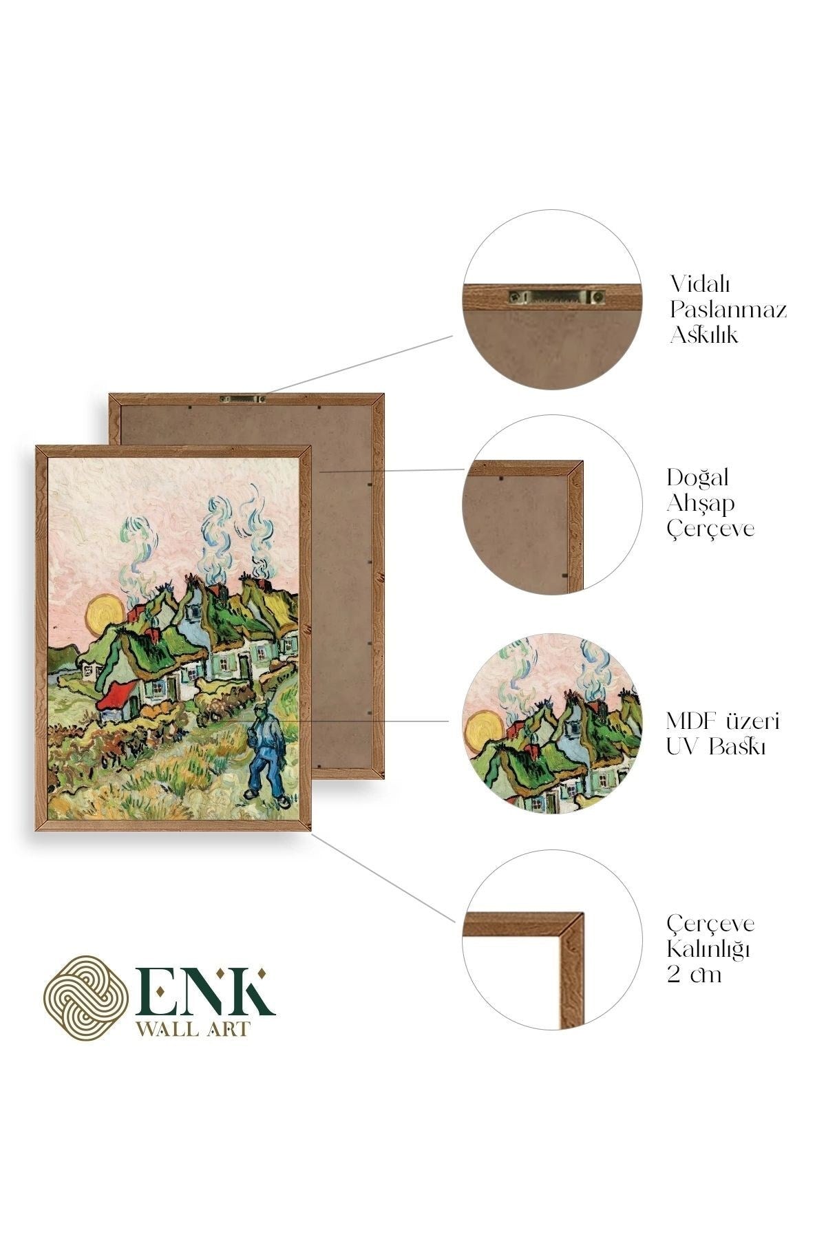 Picasso Ahşap Çerçeveli Tablo 30 x 42