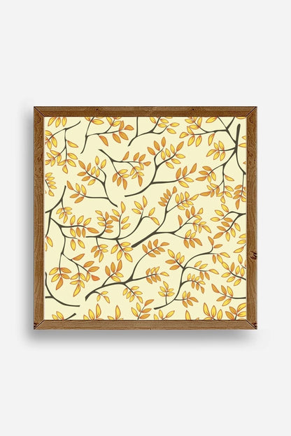 Dal Ahşap Çerçeveli Tablo 23 x 23