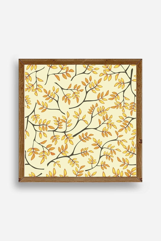 Dal Ahşap Çerçeveli Tablo 23 x 23