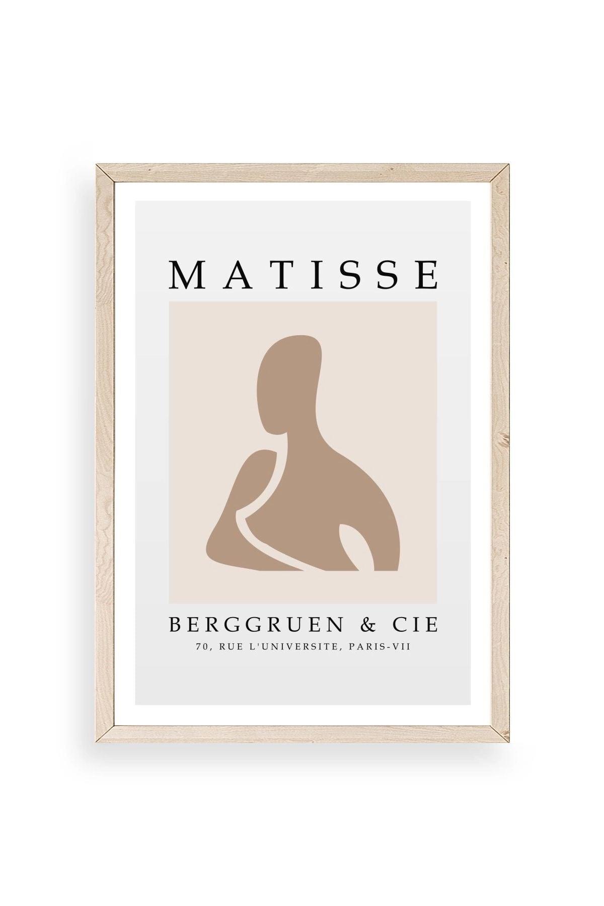 Modern Ahşap Çerçeveli Tablo 23 x 30