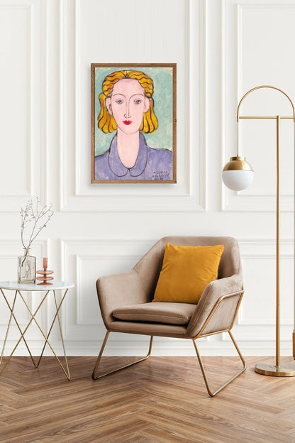 Henri Matisse Ahşap Çerçeveli Tablo 23 x 30