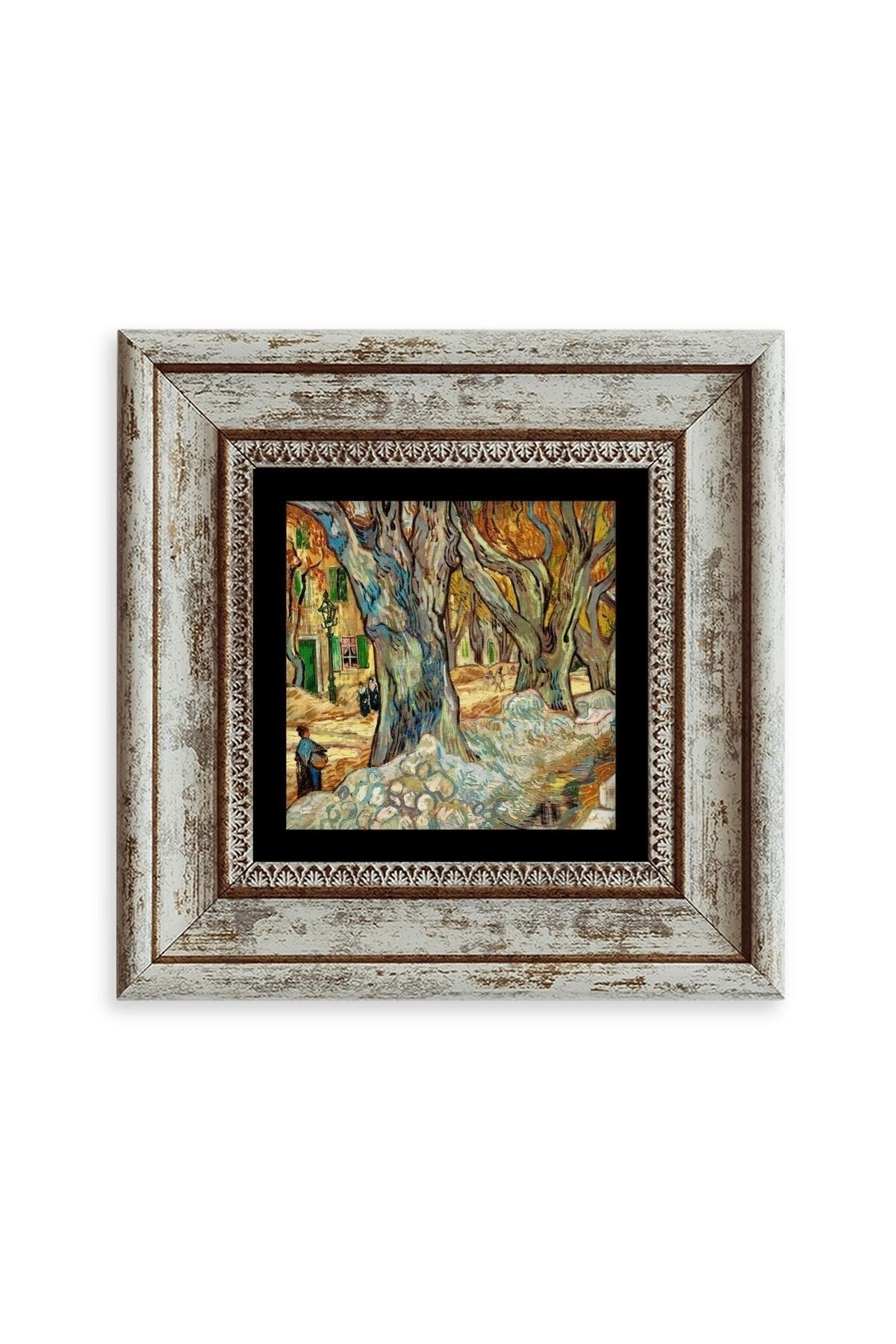 Van Gogh Çerçeveli Taş Tablo 20 cm