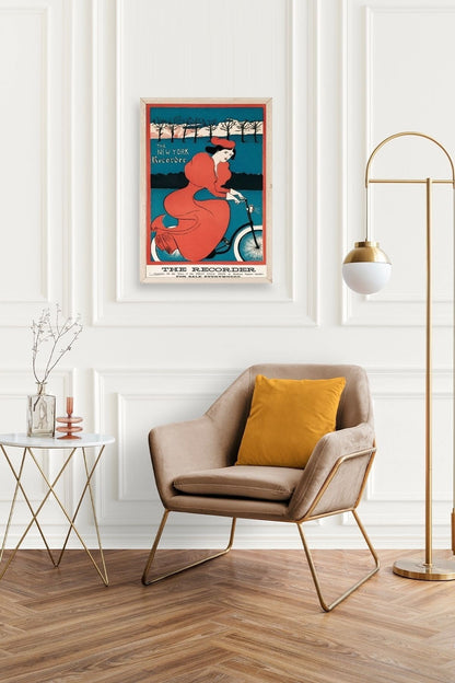 The New York Recorder Ahşap Çerçeveli Tablo 23 x 30