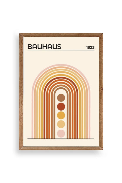 Bauhaus Ahşap Çerçeveli Tablo 50 x 70