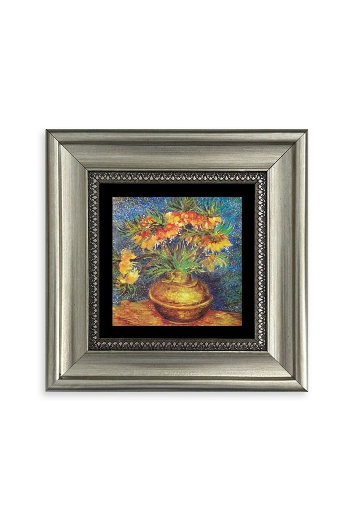 Van Gogh Çerçeveli Taş Tablo 20 cm