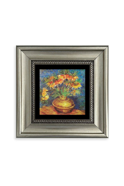 Van Gogh Çerçeveli Taş Tablo 20 cm