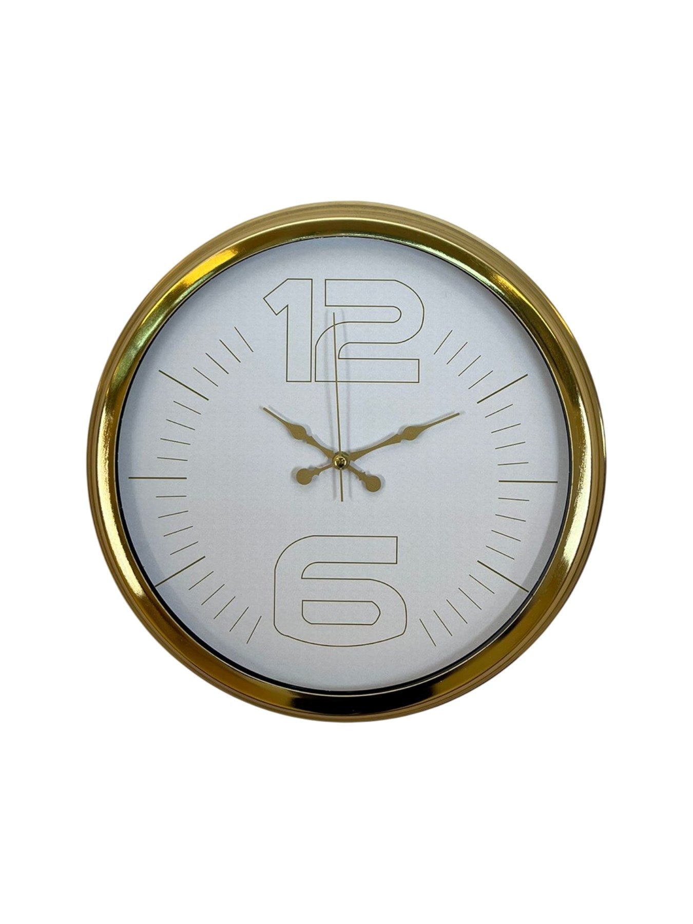 Zentime 40 Cm Gold Lüks Duvar Saati