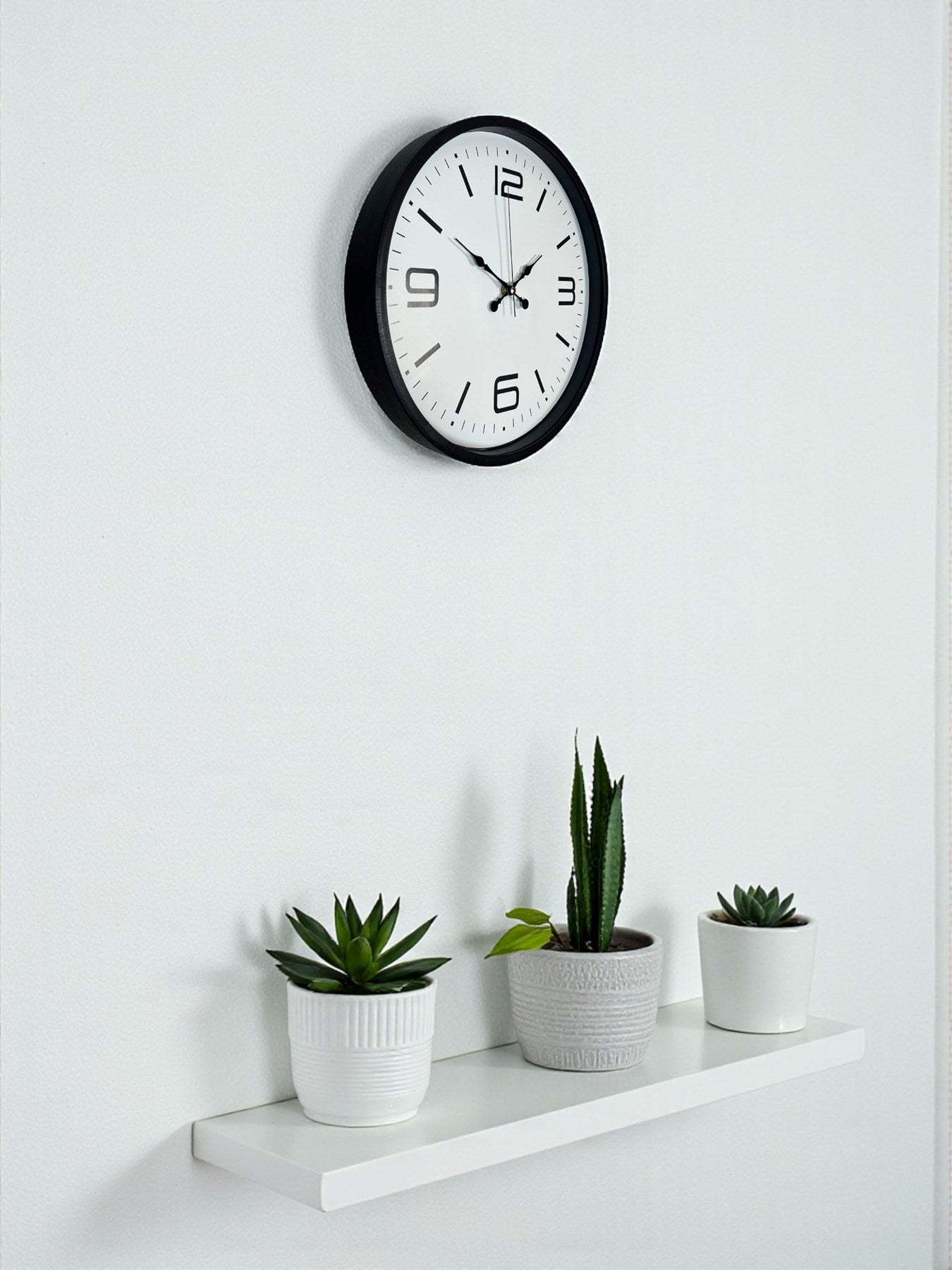 Zentime 36 Cm Siyah Dekoratif Duvar Saati