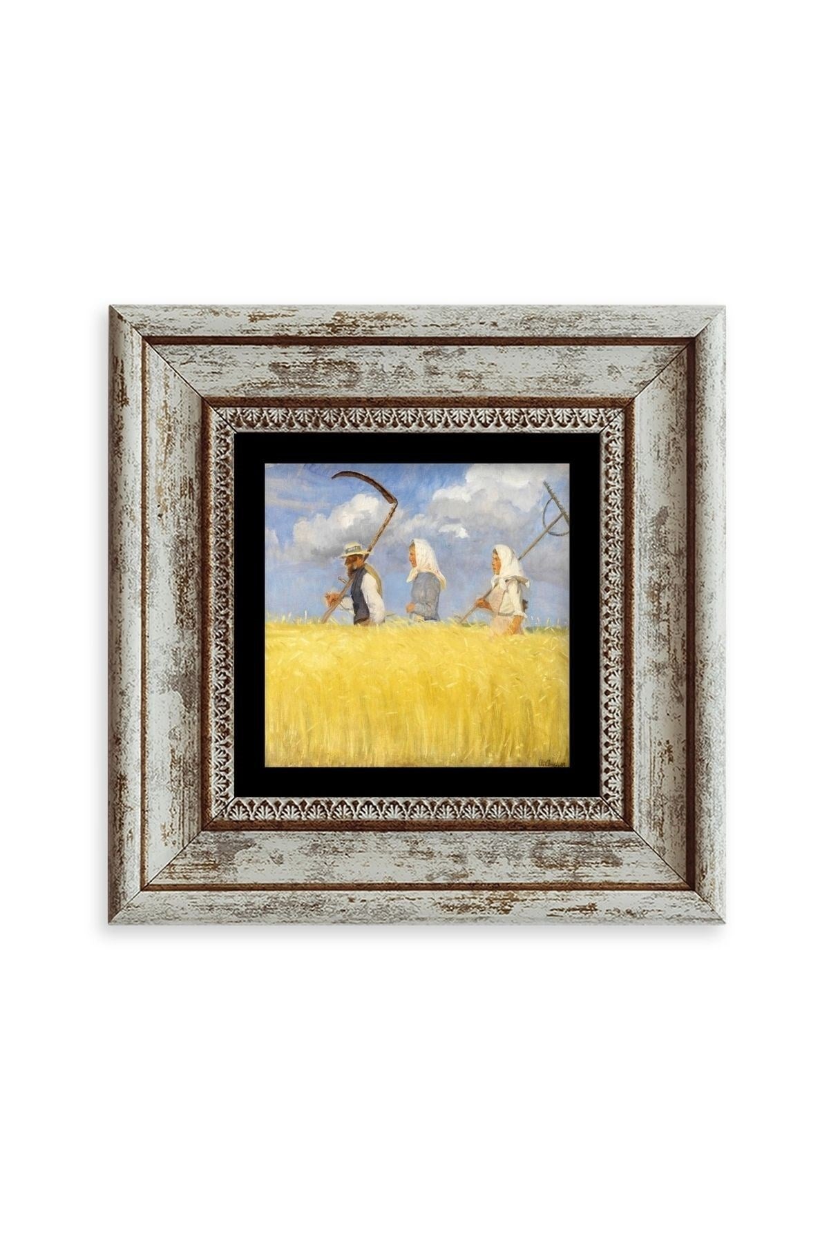 Van Gogh Çerçeveli Taş Tablo 20 cm